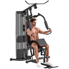 Home Gym, Multifunction Gym Equipment with 100Lbs Weight Stack for Back, Chest, Arm, Leg and Full Body Workout Home Gym, Multifunction Gym Equipment with 100Lbs Weight Stack for Back, Chest, Arm, Leg and Full Body Workout